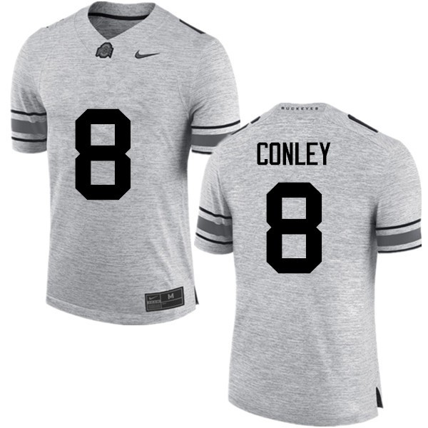Ohio State Buckeyes #8 Gareon Conley Men Stitched Jersey Gray